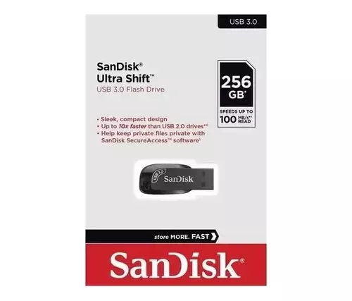 Pen Drive 256GB SanDisk Ultra Shift
