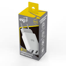 Carregador de Parede USB 2 Portas ELG