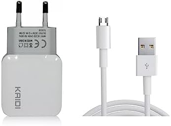 Carregador Completo Micro USB V8 + 2 USB 2.4A  - KD-301S - Kaidi