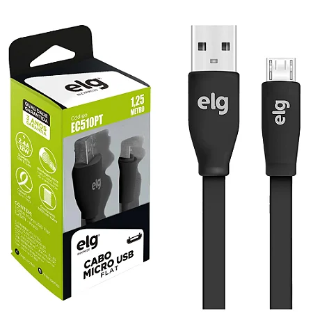 Cabo de Dados USB V8 - ELG