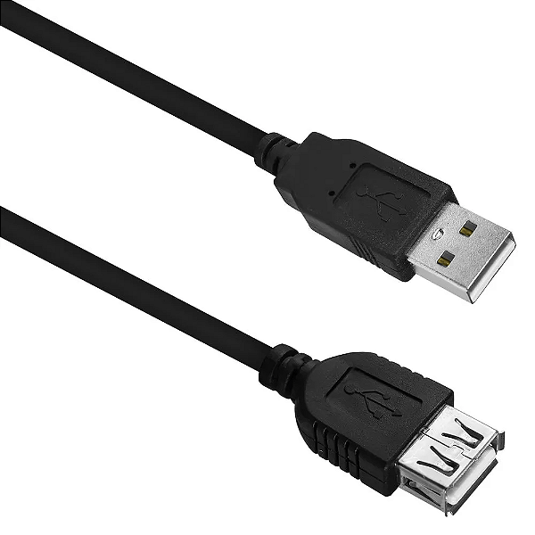 Extensão USB Macho X Fêmea - 2 Metros