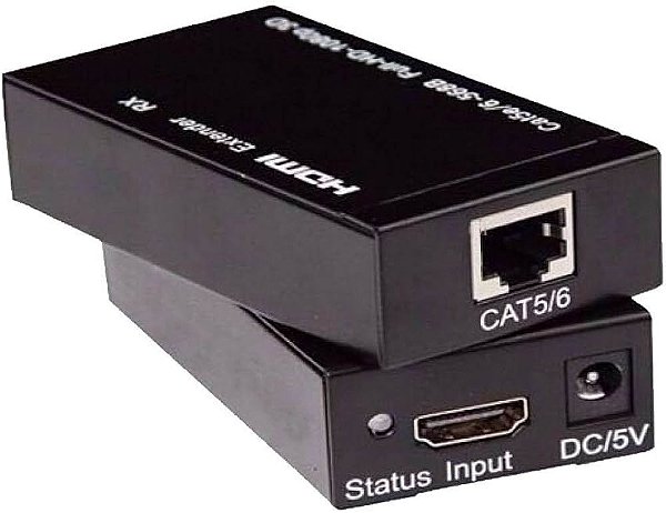 Extensor HDMI RJ45 Cat 5/5e/6 - 60 Metros - MXT