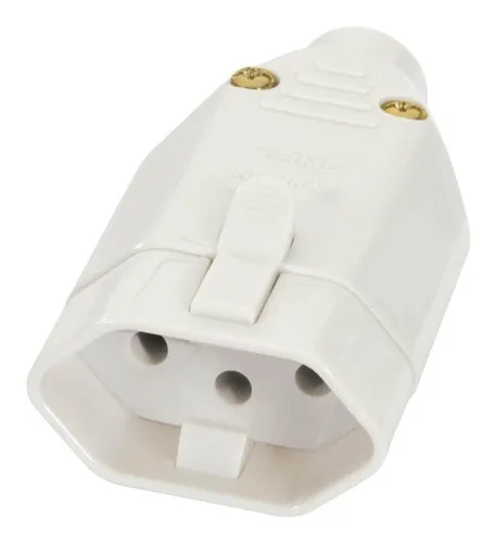 Tomada 2P+T Femea 10A 250V FAME 1727