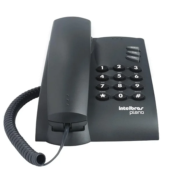 Telefone Intelbras Pleno Preto
