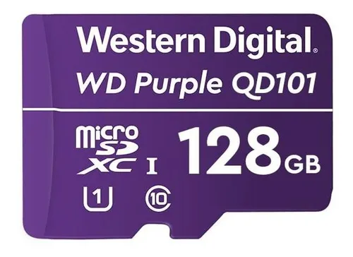 Cartão de Memória WD Purple Micro SD 128GB