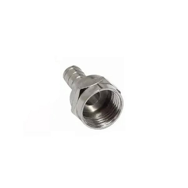 Conector Coaxial F Ilhos Rg59 Pcte C/ 100 Unid.