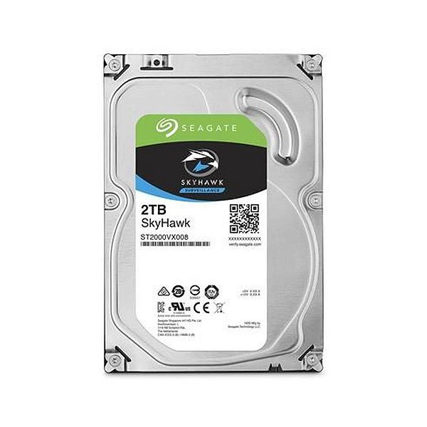 HD Disco Rigido 2TB CFTV Skyhawk Sata GS0161 Seagate