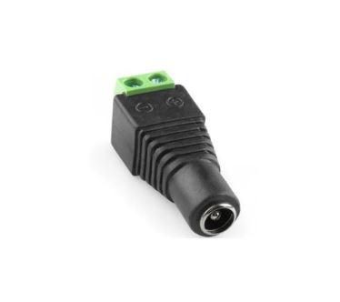 Conector CFTV P4 com Borne 2.1 / 5x5mm Fêmea 36837 JFL