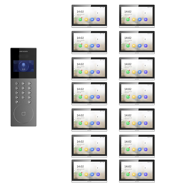 kit Video Porteiro IP DS-KD9203-E6