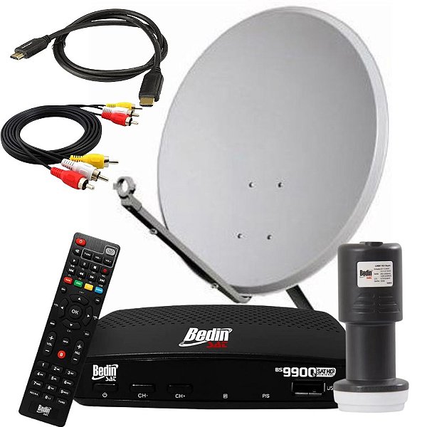 Receptor Digital Full HD Sat HD Regional BS9900 Bedin Sat