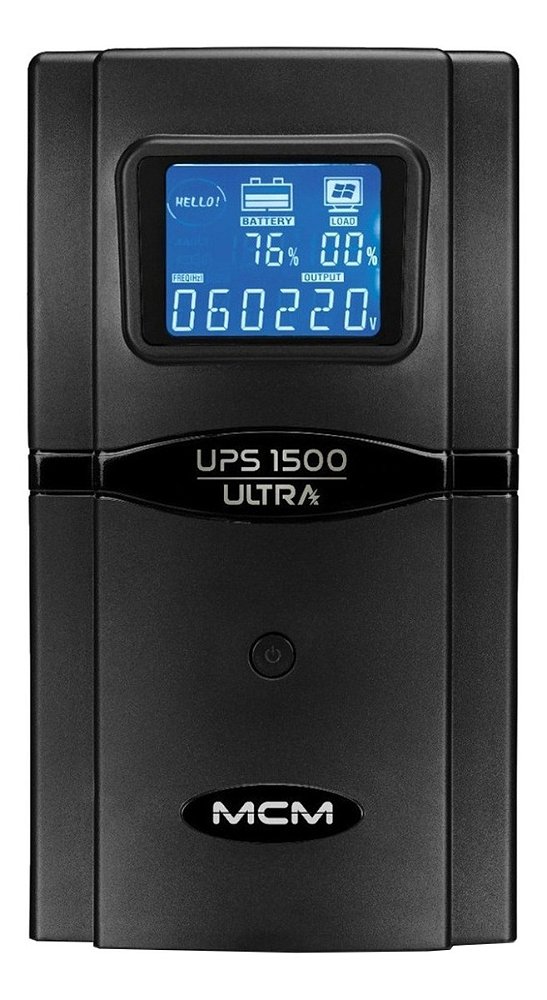 Mcm Ultra Ups1500 1500va Entrada E Saída De 115v Ca Preto