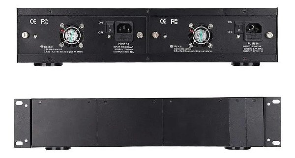Chassi Sub Rack 2u 19 14 Slots + 2 Fontes Bivolt