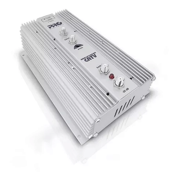 Amplificador De Potência Uhf Vhf Catv 50db Pqap-750