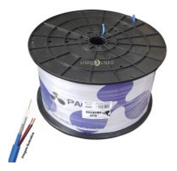 Cabo Coaxial Cftv 3,3mm C/ Alimentacao Dupla Blind, Ext, 10