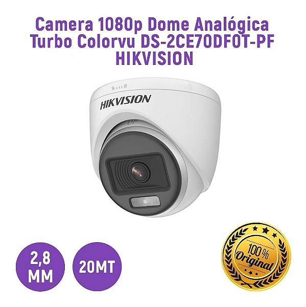 Camera De Segurança Full Hd Colorida Hikvision
