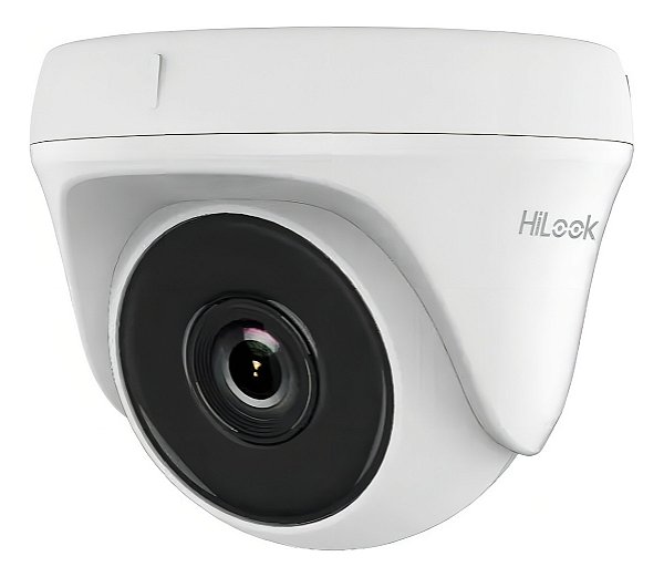 Câmera Hilook 1080p Full Hd Dome Lente 2.8 Uso Interno Preto