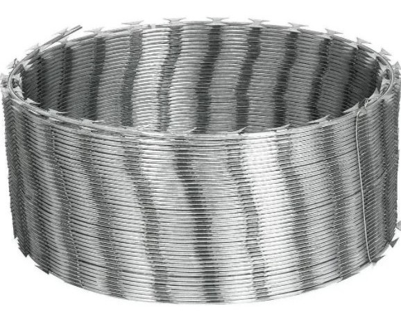 Concertina Simples Clipada 45cm 7mt 24 Clips