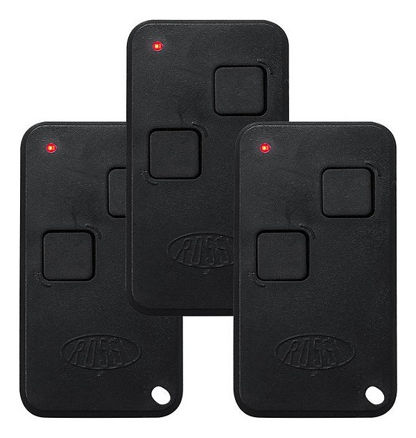 Kit 03 Controles Remoto Rossi Color Xtn 433mhz Preto