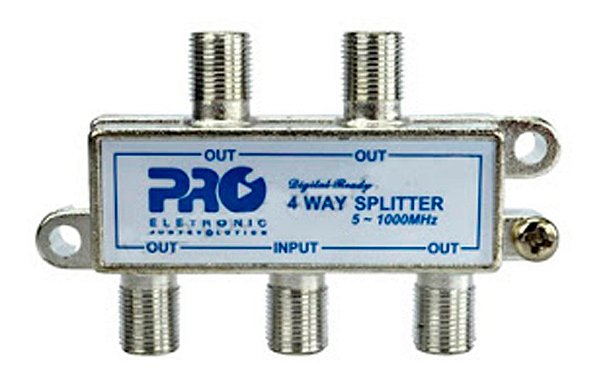 Divisor Local 1:4 Catv 5 A 1ghz Pqdv-1024b Proeletronic