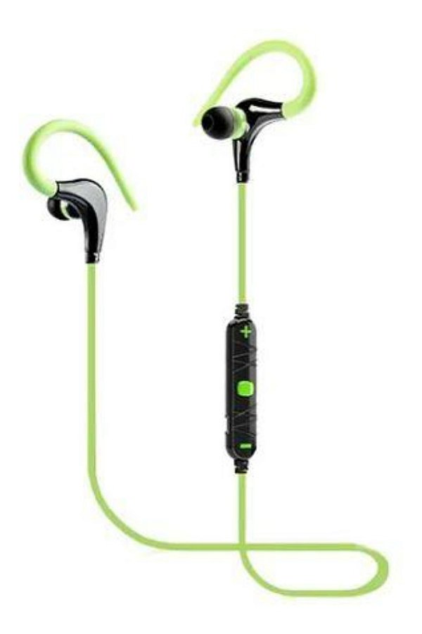 Fone Ouvido Esportivo Bluetooth  Elsys Verde Original