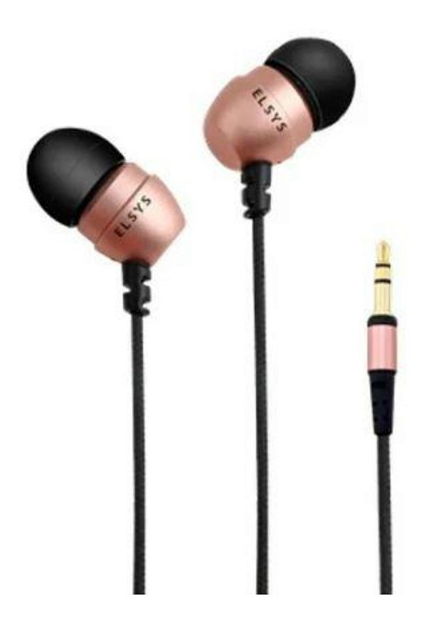 Fone Ouvido Intra-auricular Rosa Elsys Original