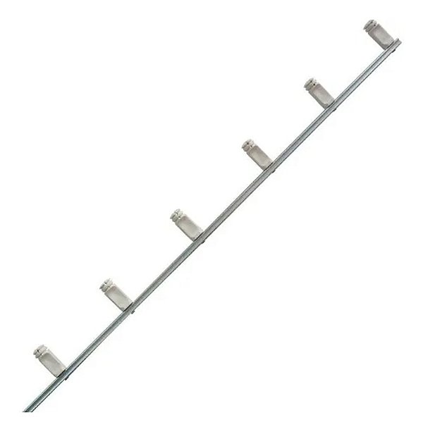 Haste Cerca Eletrica Ferro 90cm 10,5mm 6 Isoladores Centro