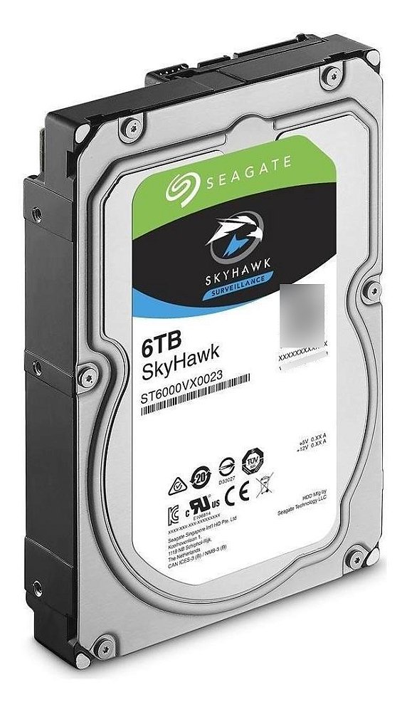 Hd Disco Rigido 6tb Cftv Skyhawk Sata St600vx003 Seagate