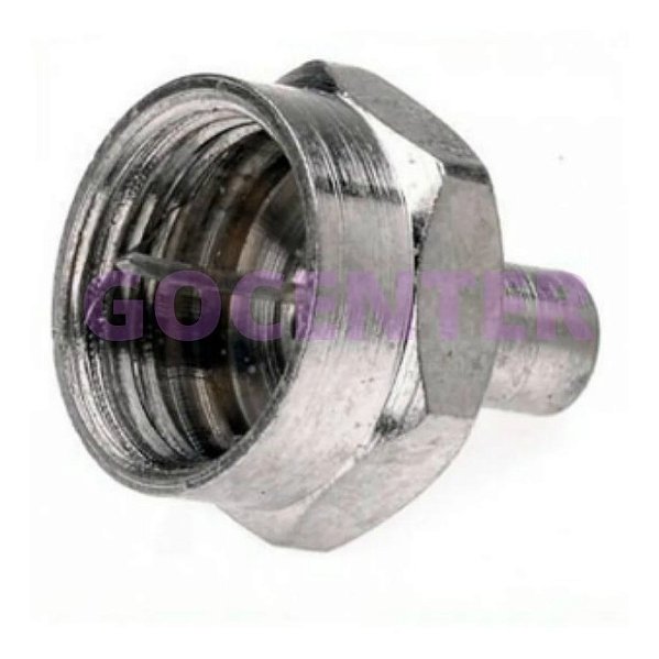 Kit 10 Conector F Terminal Carga Casada 75 Ohms Casador