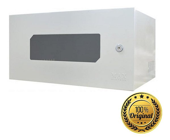 Mini Rack 19 Polegadas Max Eletron 03u 350mm Acrilico Branco