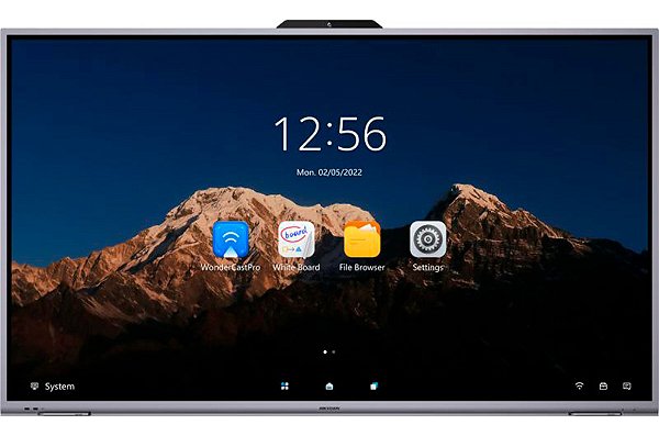 Tela Interativa Painel Touch 65 Hikvision 4k Bluetooth Wifi