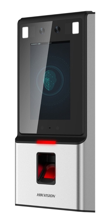 Terminal De Controle De Acesso Facial E Biometrico Ds-k1t60