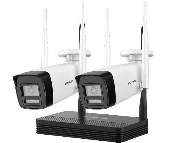 Kit Câmeras Wi-fi Com Nvr, 2 Câmeras Bullet 4mp Nks424w0h