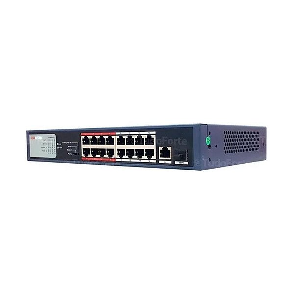 Switch Poe 24 Portas Ds-3e0326p-e/m(b) 01uplink+01 Sfp Hik