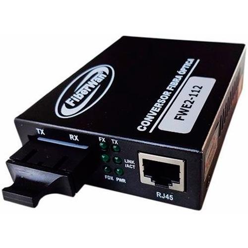 Conversor De Midia 1rj45 100/100mbps Fwe2-112b Fiberwan