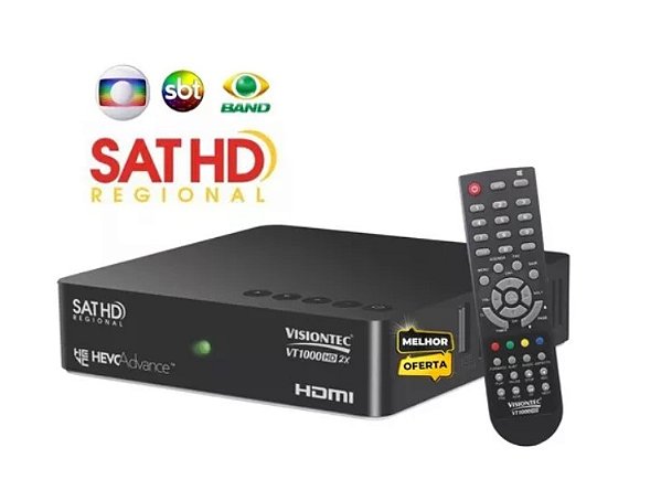 Receptor Digital Parabólica Sat Regional Vt1000 - Visiontec