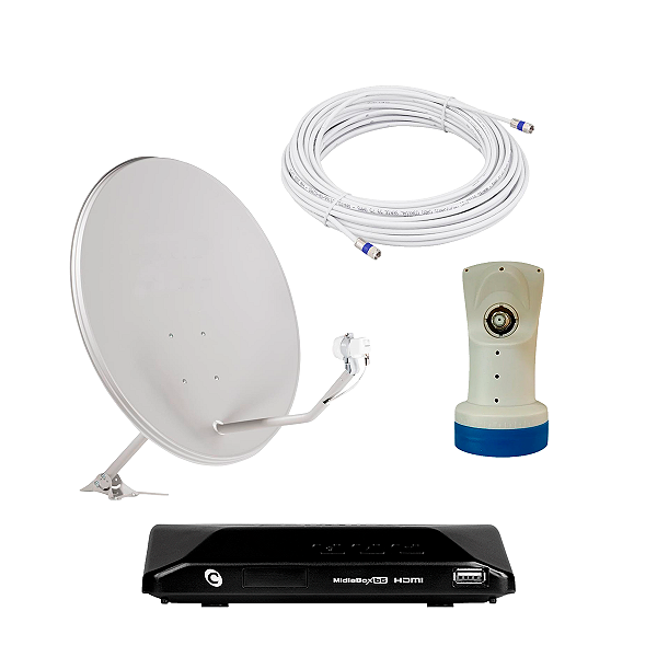 Kit Antena Receptor Digital Century Banda Ku B6+