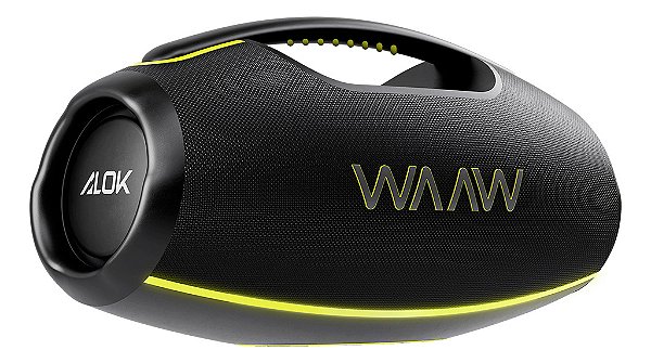 Caixa De Som Bluetooth Waaw By Alok Hyperboom 1000 À Prova D