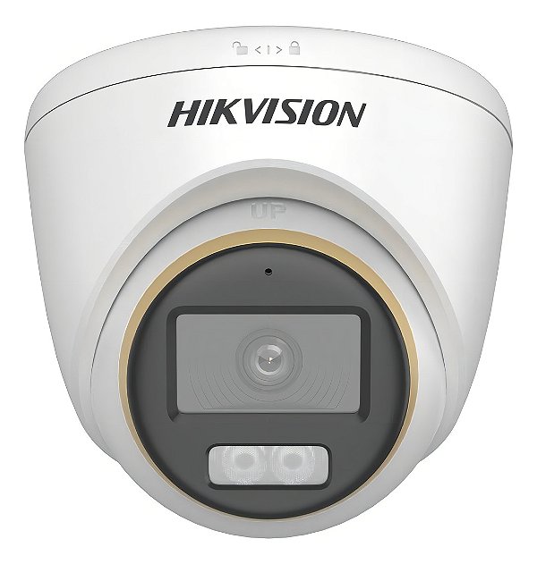 Camera Dome 40mt 2mp 2,8mm Colorvu Ds-2ce72df3t-lfs Branco