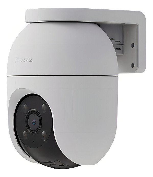 Câmera Inteligente C8c+4mp De Resolução Branca Ezviz Branco
