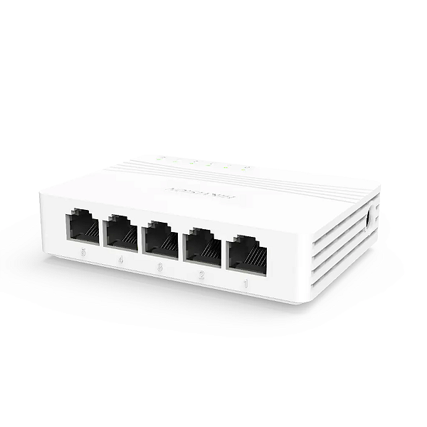 Switch 05 Portas Gigabit Ds-3e0505d-e Hik