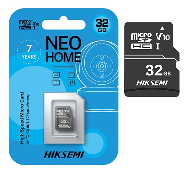 Cartão De Memória Microsdhc Hiksemi 32gb 92mb/s Full Hd