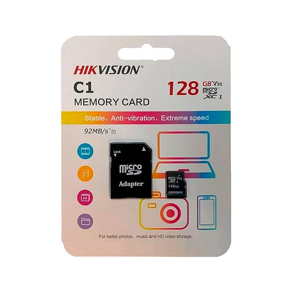 Cartão De Memória Hiksemi Neo Home 128gb Leitura 92mb/s E Gr