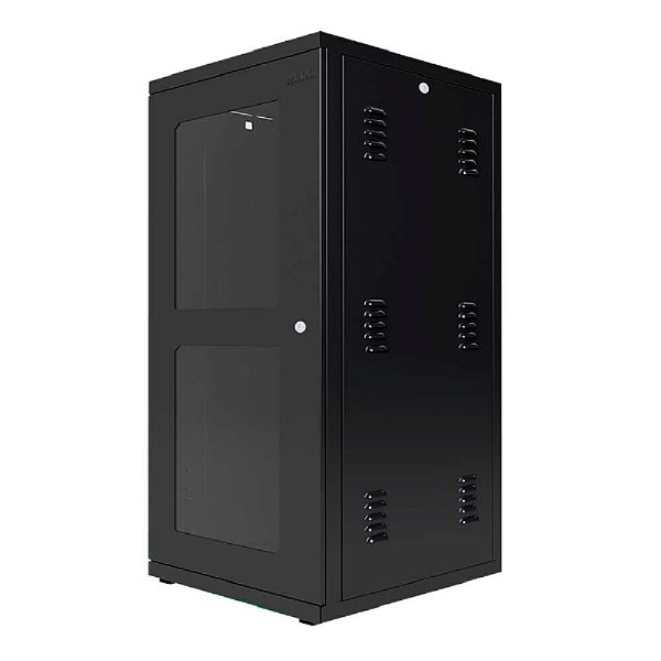 Rack 19 Polegadas  Max Eletron 20u 570mm Preto De Piso