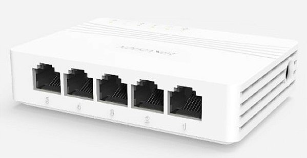 Switch 5 Portas Gigabit Rj45 Hikvision Ds-3e0505d-e