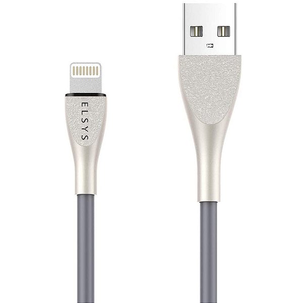 Cabo De Dados Usb iPhone Eacd021-2 Prata  Elsys