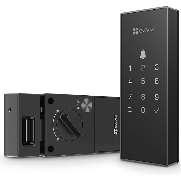 Fechadura Digital Sobrepor Cs-dl03 Black Ezviz