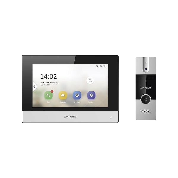 Kit Video Porteiro Hibrido Ds-kis302-p