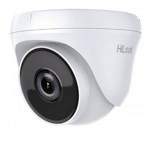 Câmera 20mt 1mp 720p Dome 2,8mm Hilook Thc-t110-p Branco
