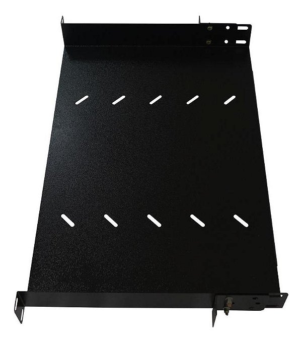 Bandeja Fixa Rack 19'' Max Eletron 400mm 4 Pontos Fixação