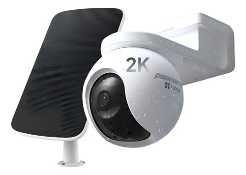 Câmera Wifi Ezviz Cs-cb8/sp 2k + Painel Solar Ezviz